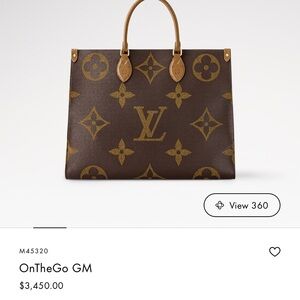 Louis Vuitton Brown Monogram Tote with Tan Handles